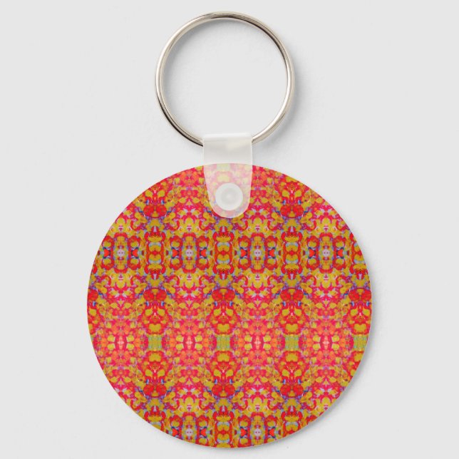 Abstract Art 8 Keychain (Front)