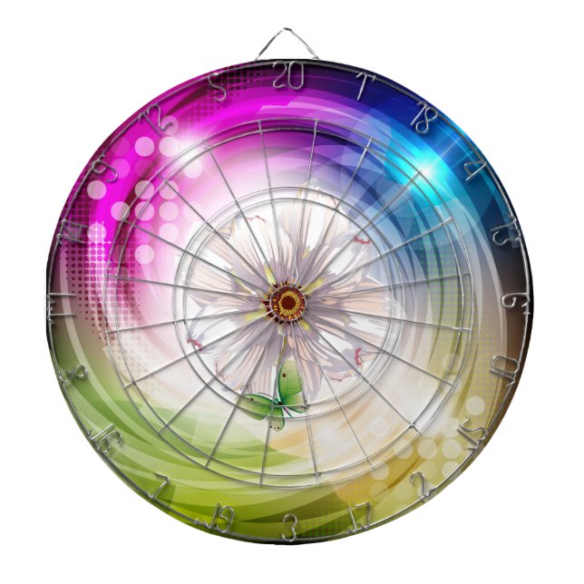Abstract Art 9A  Dart Board (Front)