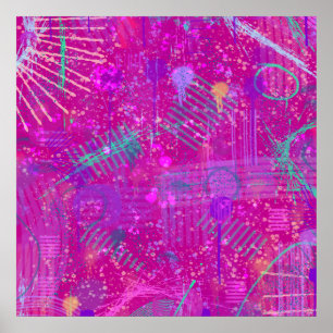 Abstract Art: A Real Personality Poster