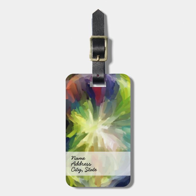 Abstract Art | Abstract Painting 9 Luggage Tag (Front Vertical)