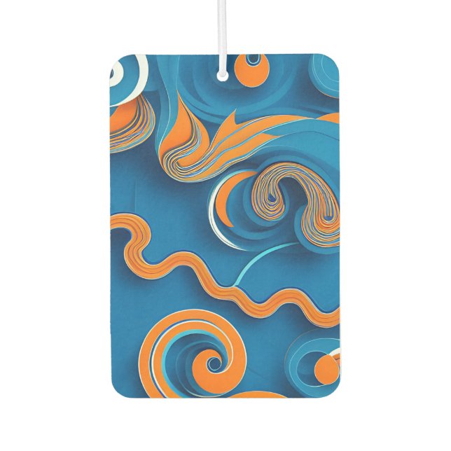 abstract art air freshener (Front)