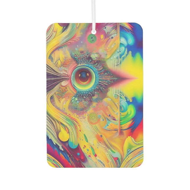 abstract art air freshener (Front)