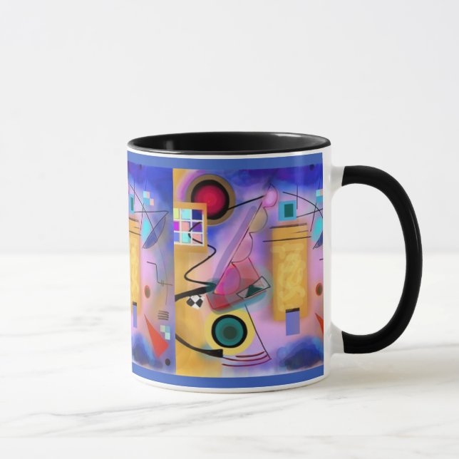 Abstract Art and Cubist Inspired mug (Right)