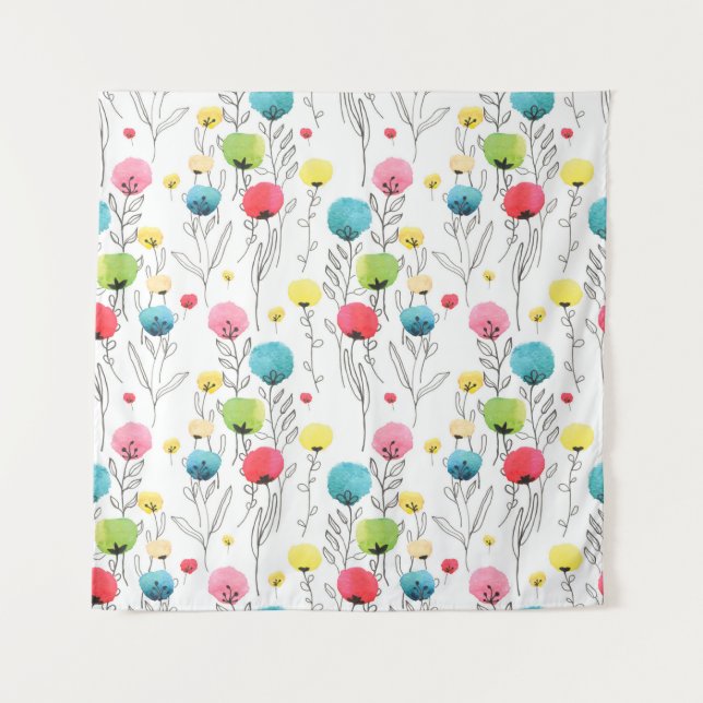 abstract, art, artistic, backdrop, background, bea tapestry (Front)