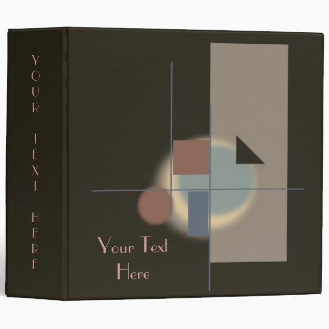 Abstract Art Avery Binder (Front/Spine)