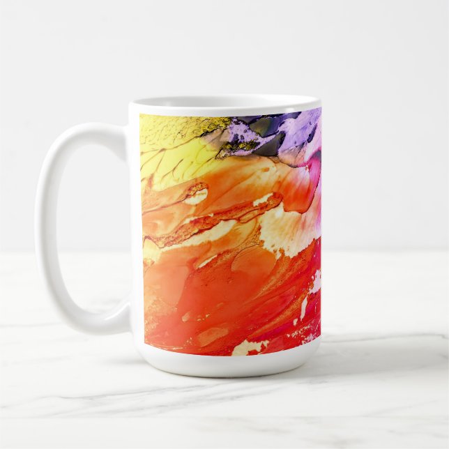 Abstract Art Background  Coffee Mug (Left)