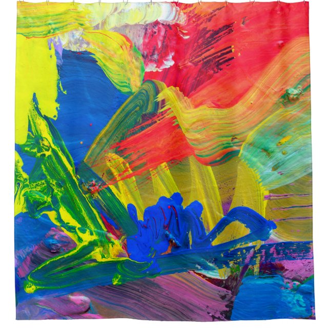 Abstract art background. Hand-painted background.  (Front)