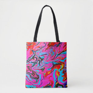 Abstract Art, Background, Hand Painting, Fluid Ar Tote Bag