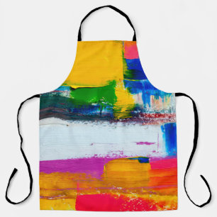 Abstract art background. Modern art. Multicolored Apron