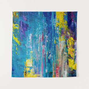 Abstract art background. Oil painting on canvas. C Tapestry