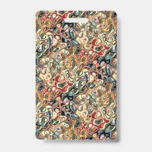 Abstract Art Badge
