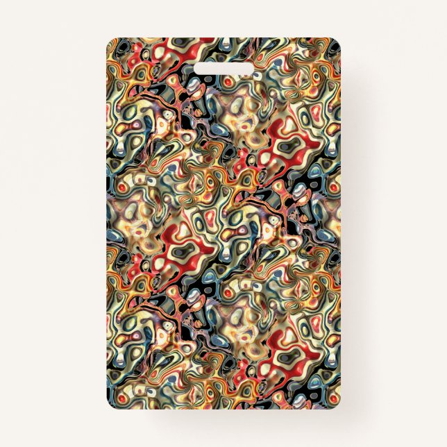 Abstract Art Badge (Front)