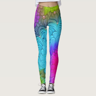 Abstract art beautiful Leggings