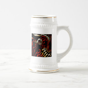 Abstract Art Beer Stein