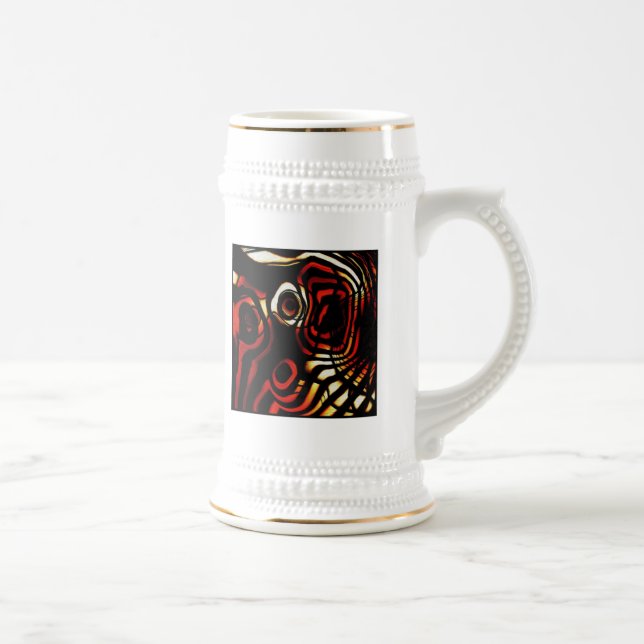 Abstract Art Beer Stein (Right)