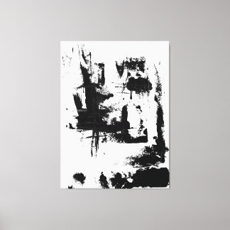 Abstract Art, Black and white Extra large canvas Print