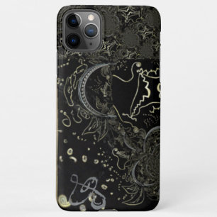 Abstract Art Black  iPhone 11Pro Max Case