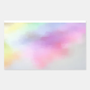 Abstract Art Blank Colourful Template Modern Sticker