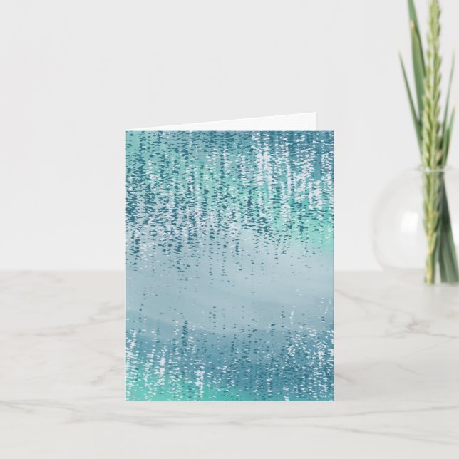 Abstract Art Blank Note Card (Front)