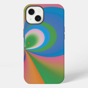 Abstract Art Blue Butterfly iPhone 13 Case