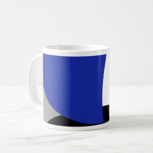 Abstract Art Blue Yellow Coffee Mug