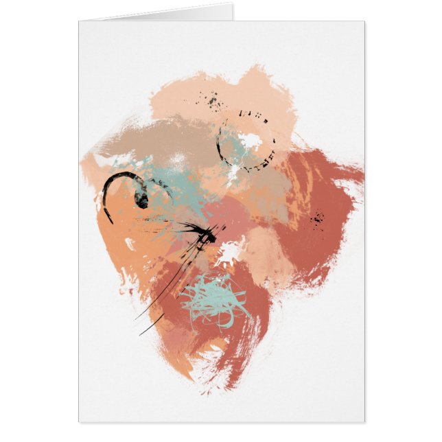 Abstract Art Brushstrokes Drips Splatters Marks (Front)