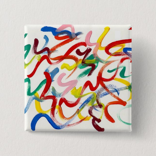 Abstract Art Button (Front)