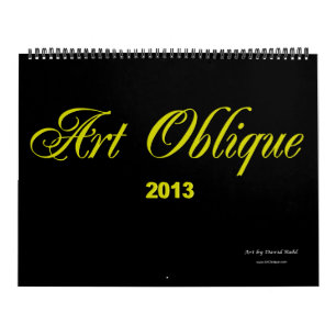 Abstract Art by David Ruhl Calendar