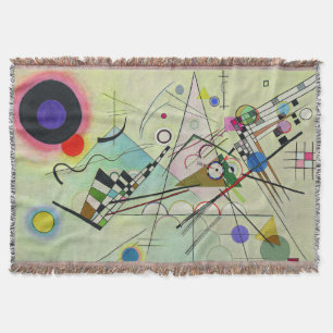 Abstract art by Paul Klee Throw Blanket
