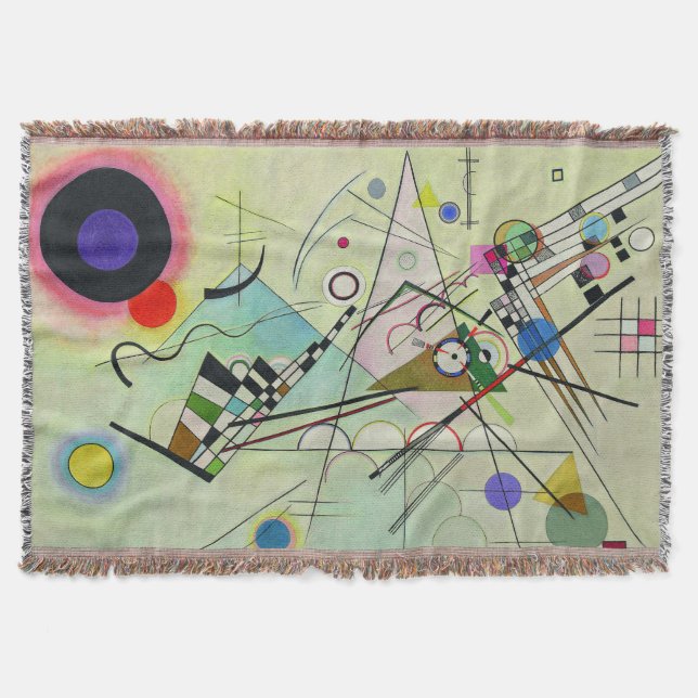 Abstract art by Paul Klee Throw Blanket (Front)