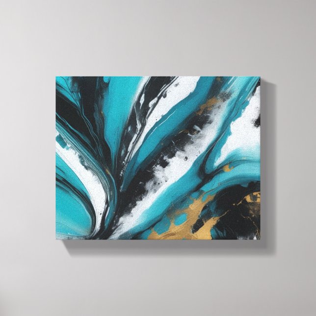 Abstract art canvas print (Front)