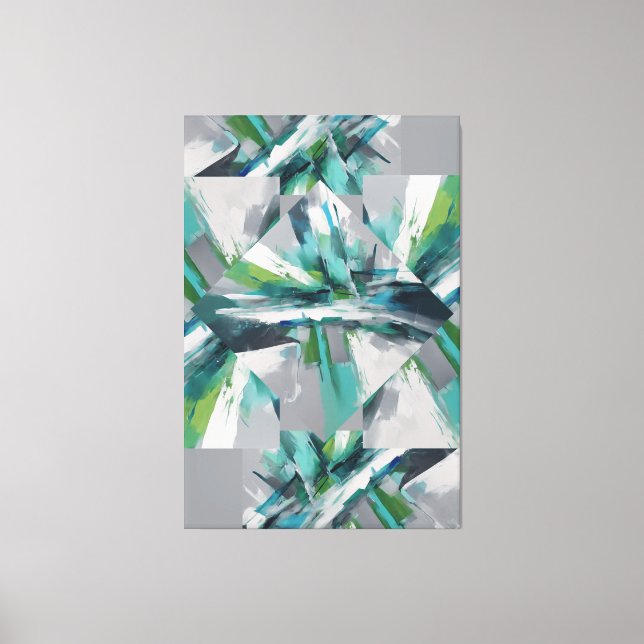 abstract art canvas print (Front)
