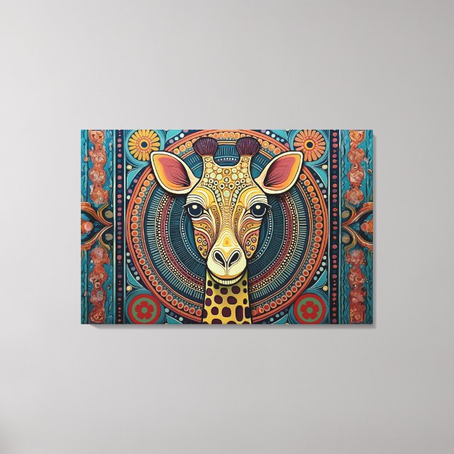 Abstract art canvas print  (Front)