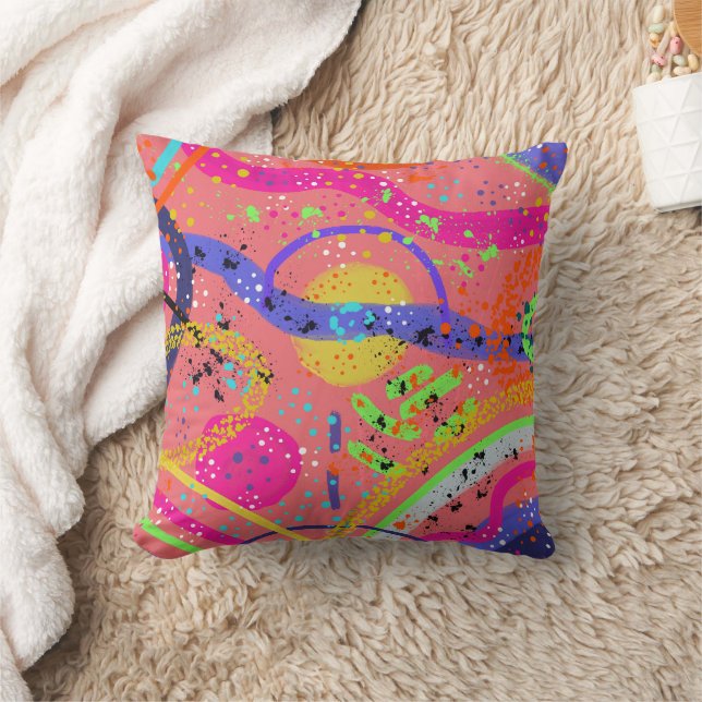 Abstract Art: Celestial Dreaming  Throw Pillow (Blanket)