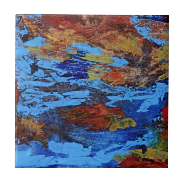 Abstract Art Ceramic Tile (Front)