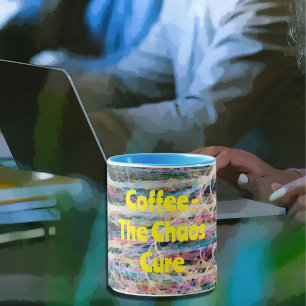Abstract Art Chaos Cure Coffee Mug Cup