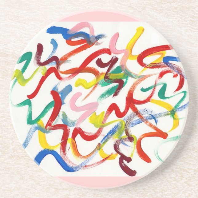 Abstract Art Coaster (Front)
