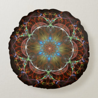 Abstract Art Collection Round Pillow