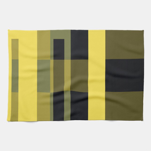 Abstract art colourful pattern Kitchen Towel (Horizontal)