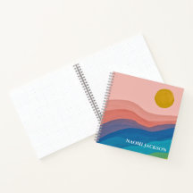 Abstract Art Colourful Personalized Bullet Journal