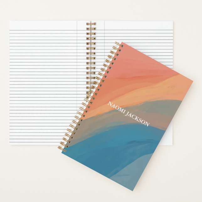 Abstract Art Colourful Personalized Notebook (Inside)