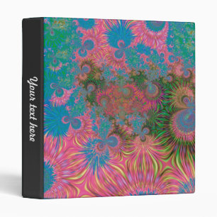 Abstract Art Corals Binder