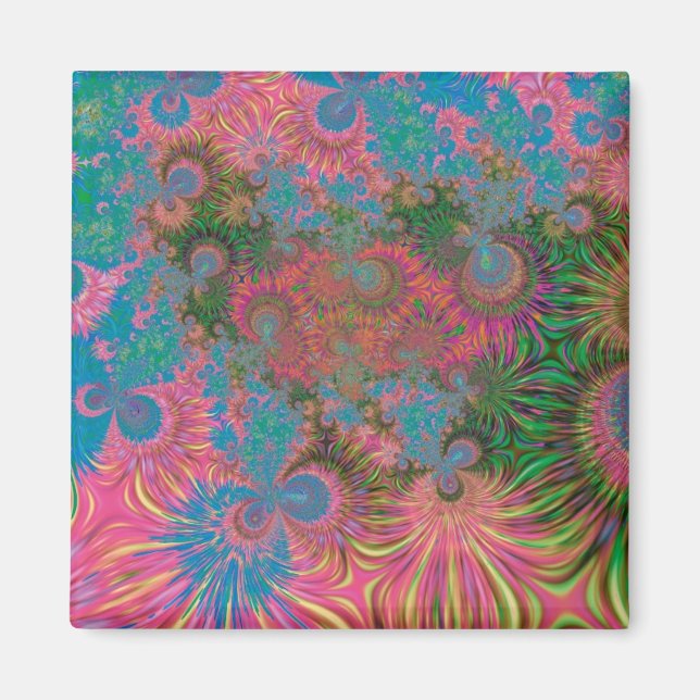 Abstract Art Corals Magnet (Front)