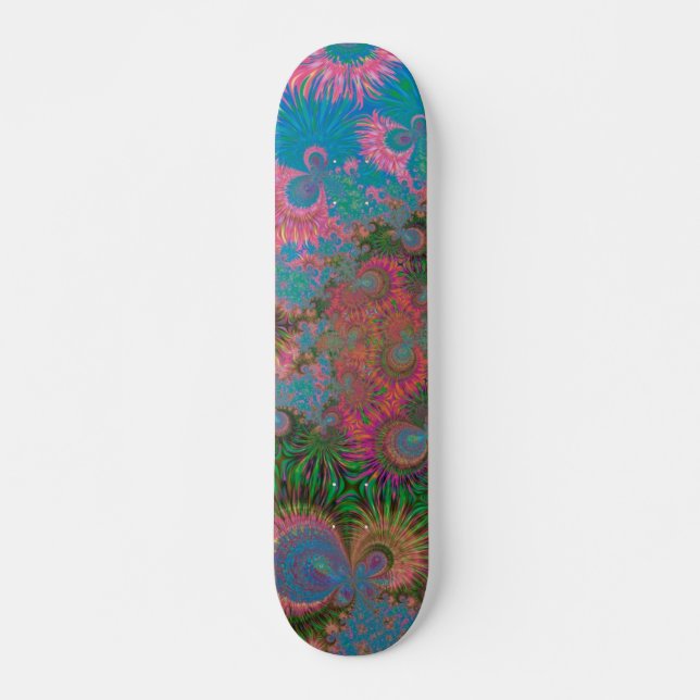 Abstract Art Corals Skateboard (Front)