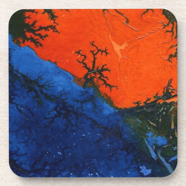 Abstract Art Cork Coasters (Front)