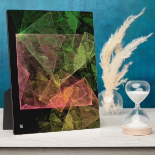 Abstract Art Cubic Space Plaque