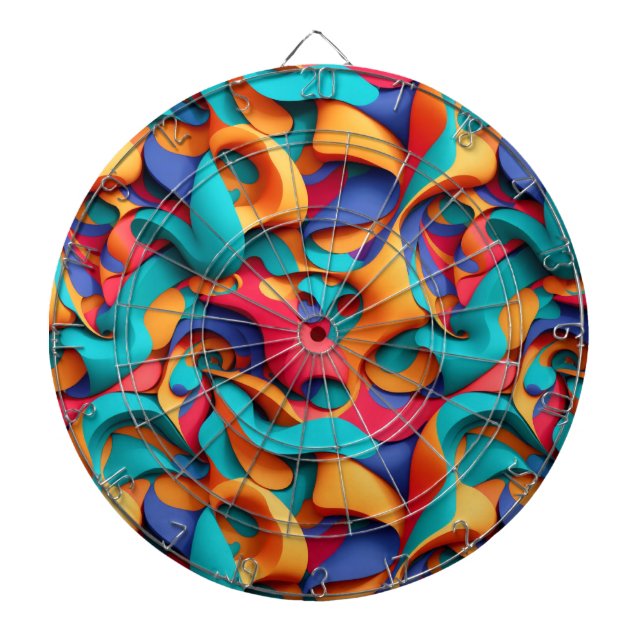 Abstract Art Dartboard (Front)