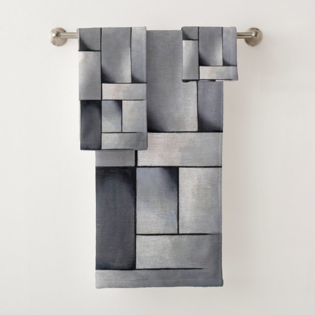 Abstract - Art Deco  Bath Towel Set (Insitu)