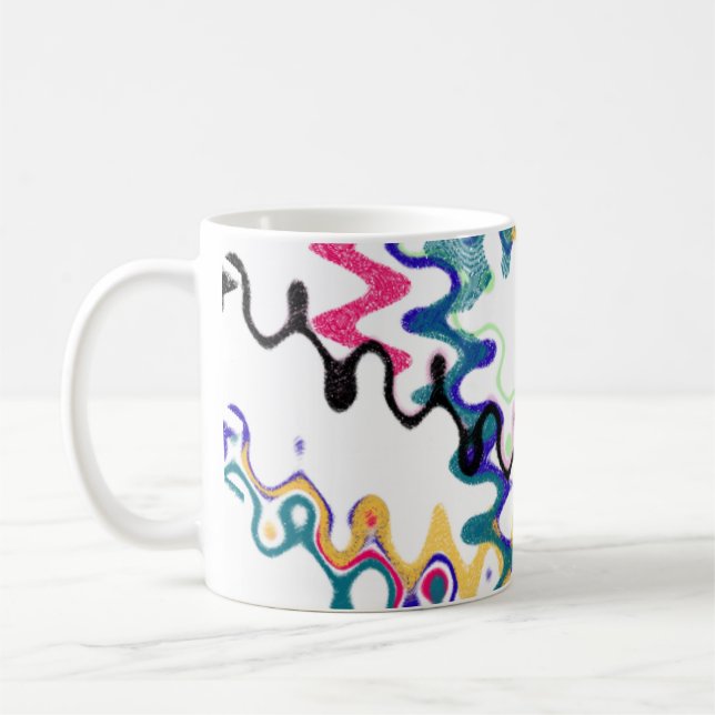 Abstract Art Deco Mug (Left)