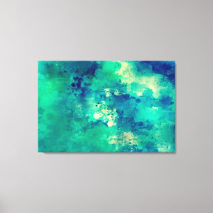 Abstract Art "Deep Ocean" Canvas Print